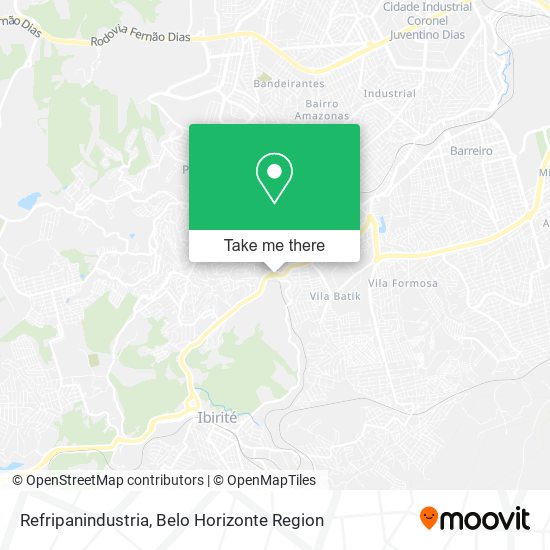 Refripanindustria map