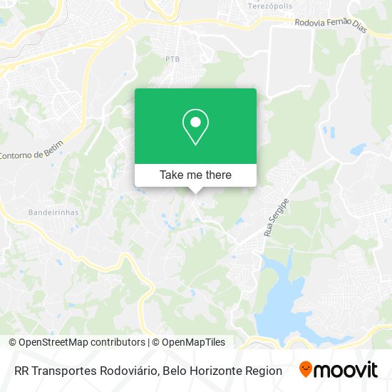 RR Transportes Rodoviário map