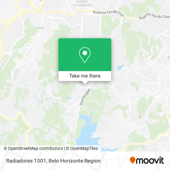 Radiadores 1001 map