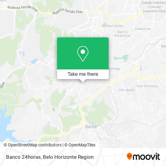 Banco 24horas map