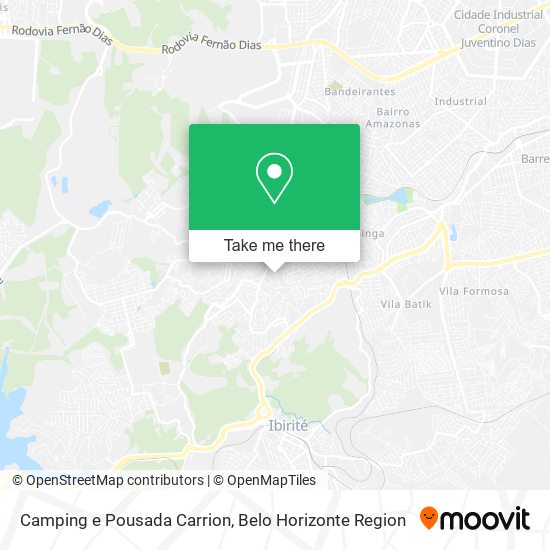 Camping e Pousada Carrion map