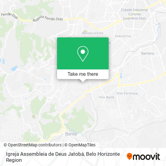 Igreja Assembleia de Deus Jatobá map