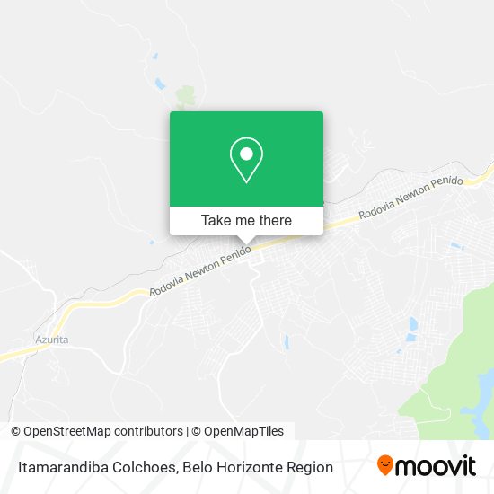 Itamarandiba Colchoes map