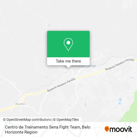 Centro de Treinamento Sena Fight Team map