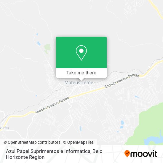 Azul Papel Suprimentos e Informatica map