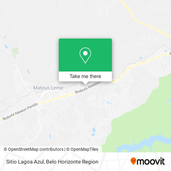 Sitio Lagoa Azul map