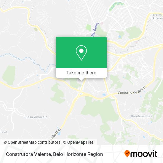 Construtora Valente map