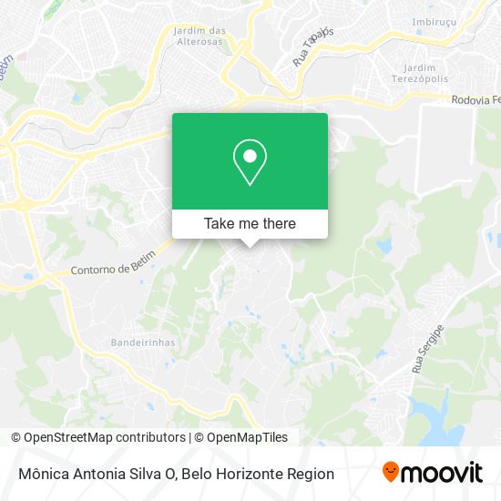Mônica Antonia Silva O map