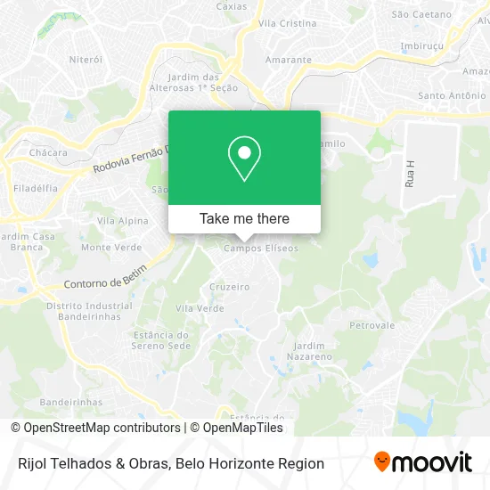 Rijol Telhados & Obras map