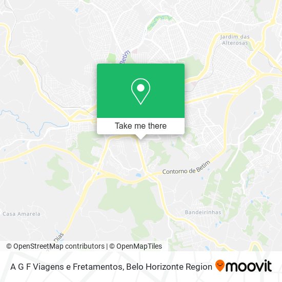 A G F Viagens e Fretamentos map