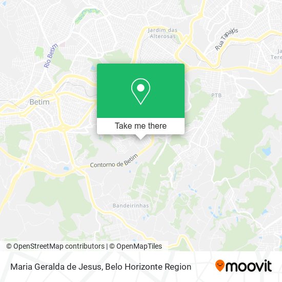 Maria Geralda de Jesus map
