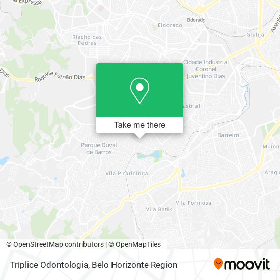 Tríplice Odontologia map