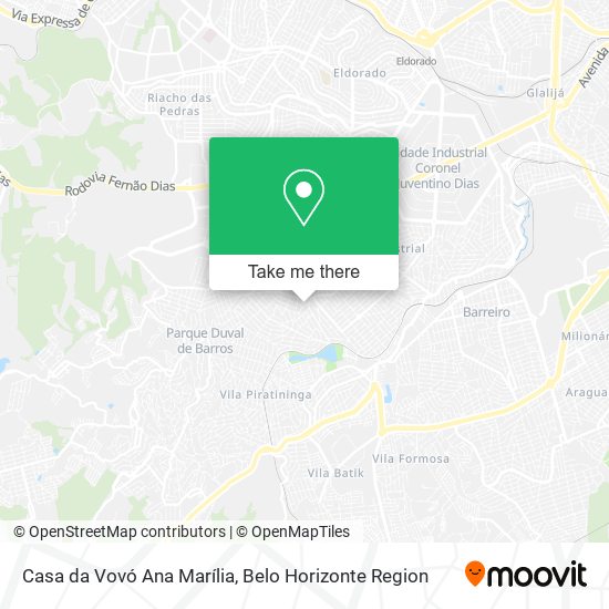 Casa da Vovó Ana Marília map