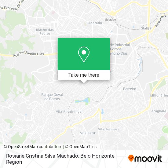 Rosiane Cristina Silva Machado map
