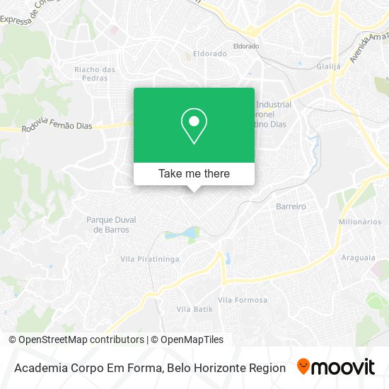 Academia Corpo Em Forma map