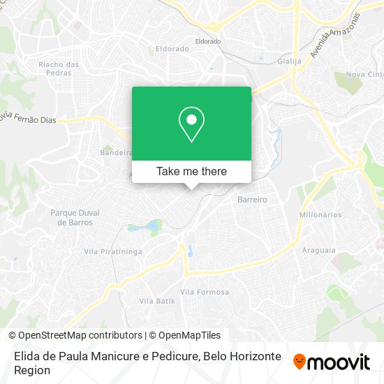 Elida de Paula Manicure e Pedicure map