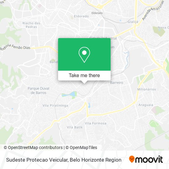 Sudeste Protecao Veicular map