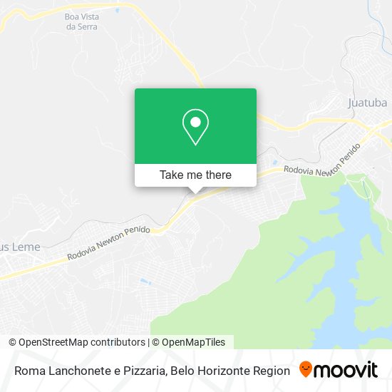 Roma Lanchonete e Pizzaria map