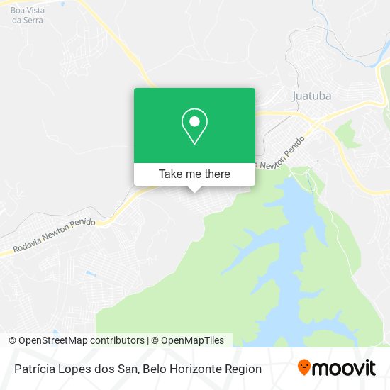 Patrícia Lopes dos San map