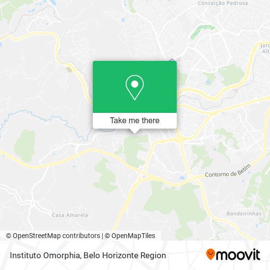 Instituto Omorphia map