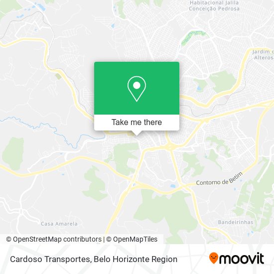 Cardoso Transportes map