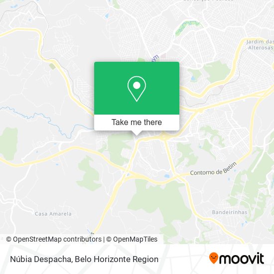 Núbia Despacha map