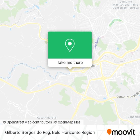 Gilberto Borges do Reg map