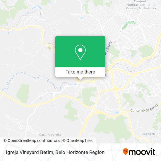 Igreja Vineyard Betim map