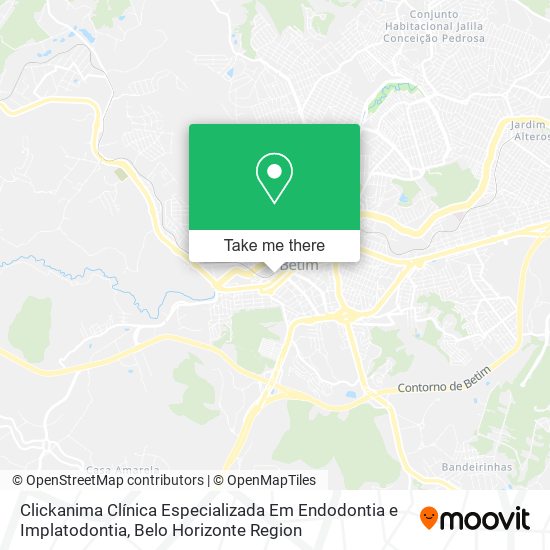 Mapa Clickanima Clínica Especializada Em Endodontia e Implatodontia