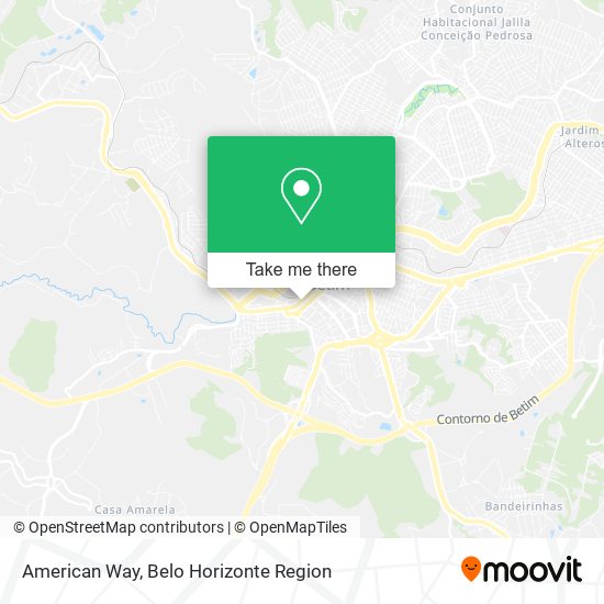 American Way map