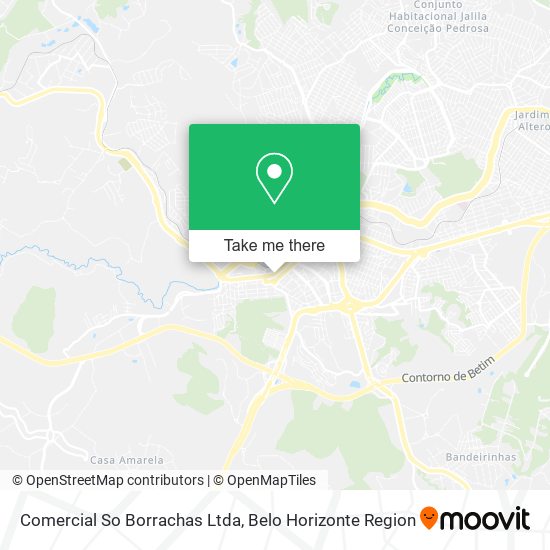 Comercial So Borrachas Ltda map