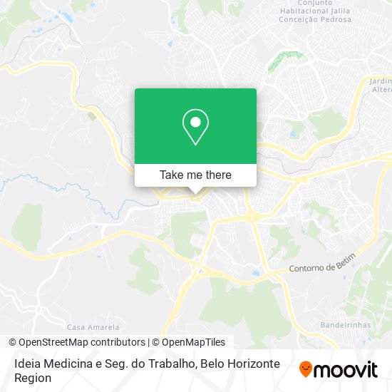 Ideia Medicina e Seg. do Trabalho map