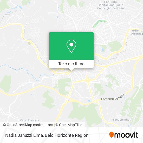 Nádia Januzzi Lima map