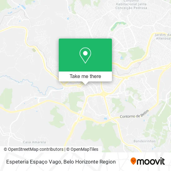 Espeteria Espaço Vago map