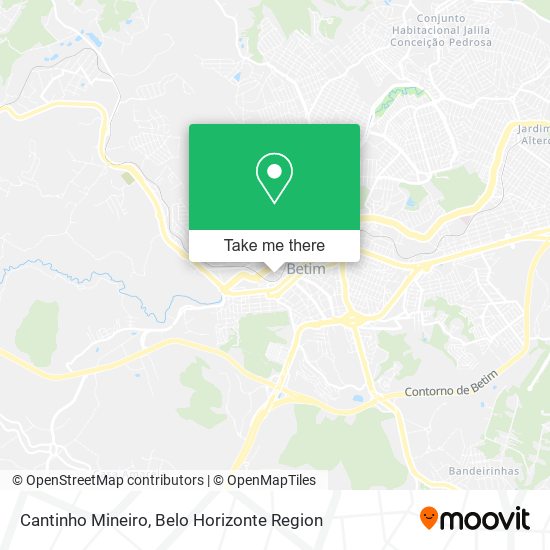 Cantinho Mineiro map