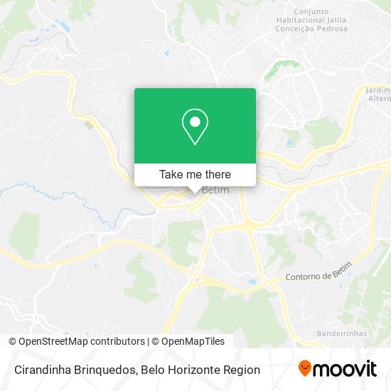 Cirandinha Brinquedos map