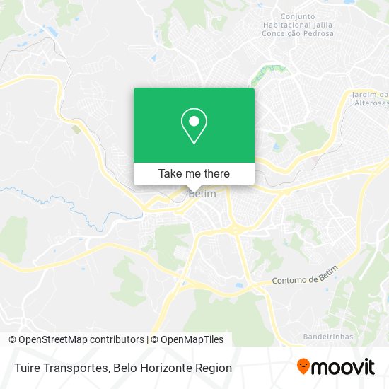 Tuire Transportes map