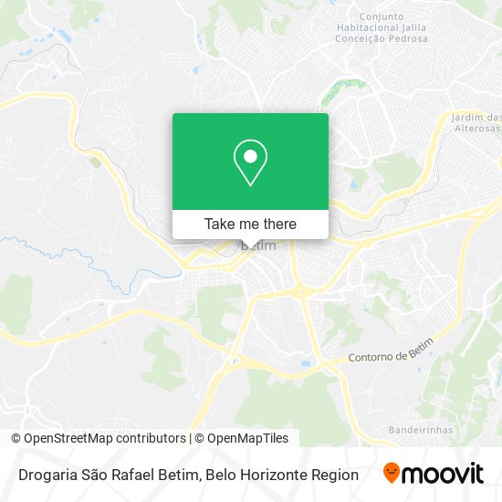 Drogaria São Rafael Betim map