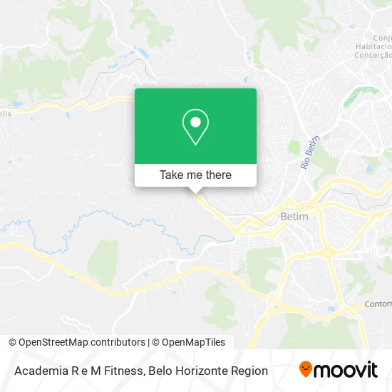 Academia R e M Fitness map