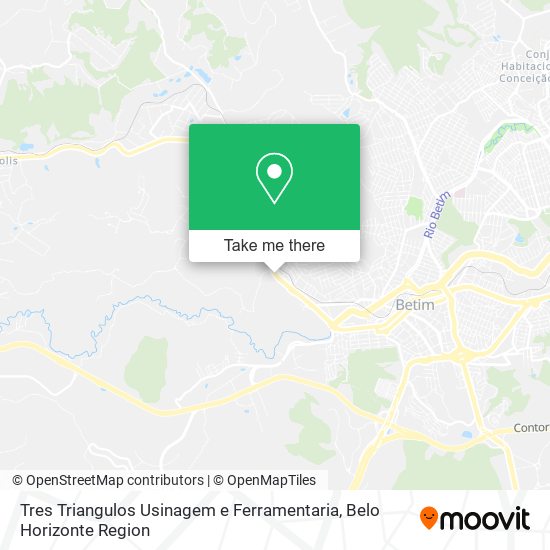 Tres Triangulos Usinagem e Ferramentaria map