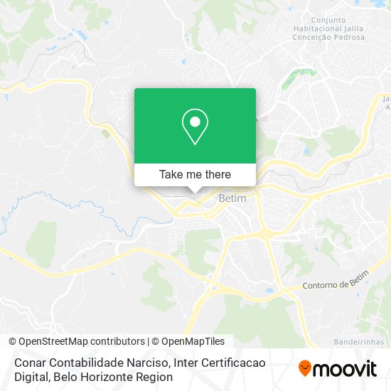 Conar Contabilidade Narciso, Inter Certificacao Digital map