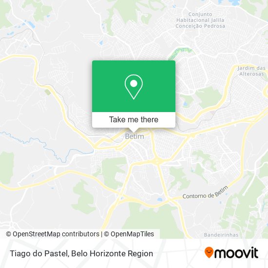 Tiago do Pastel map