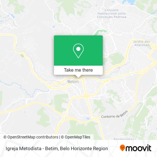 Igreja Metodista - Betim map