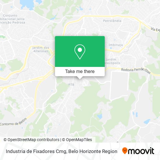 Industria de Fixadores Cmg map
