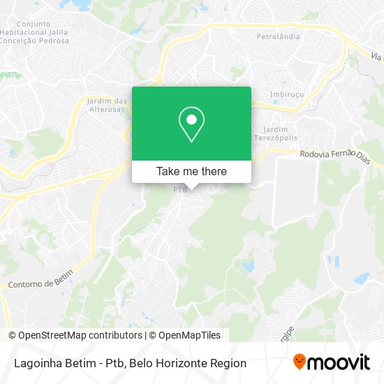 Lagoinha Betim - Ptb map