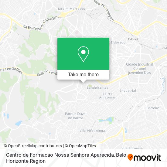 Centro de Formacao Nossa Senhora Aparecida map