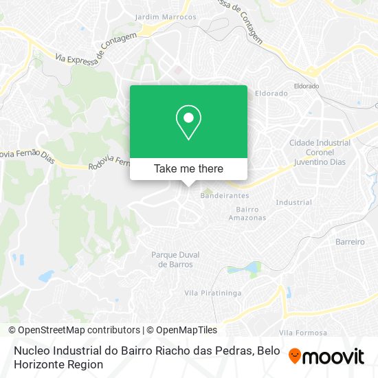 Nucleo Industrial do Bairro Riacho das Pedras map