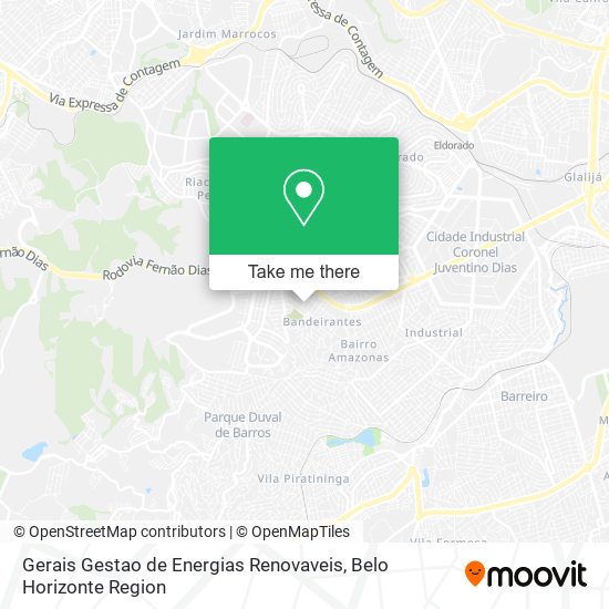 Gerais Gestao de Energias Renovaveis map