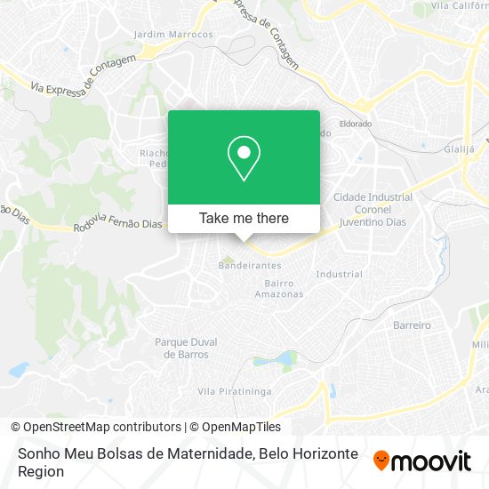 Sonho Meu Bolsas de Maternidade map