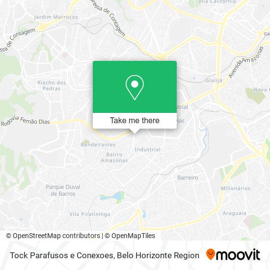 Tock Parafusos e Conexoes map